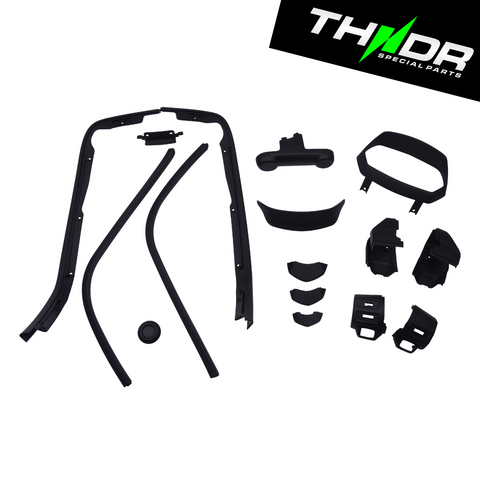 Stylingkit Compleet Mat Zwart THNDR | Vespa Sprint (&#039;18-)