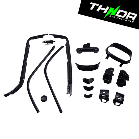 Stylingkit Compleet Glans Zwart THNDR | Vespa Sprint (&#039;18-)