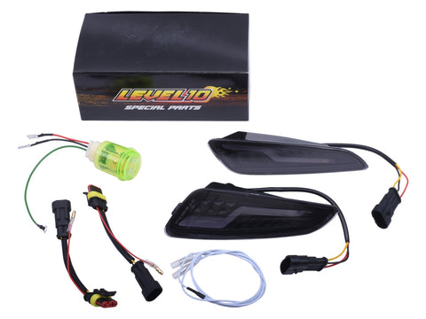 RAW-set Voor LED Level10 Flow | Vespa Sprint / Primavera