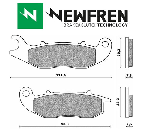 Remblokset Newfren FD0444