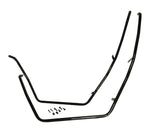 Voorvalbeugelset Glans Zwart | Piaggio Zip