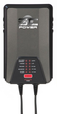 Acculader Charger SC Power 6V/12V/3.8A