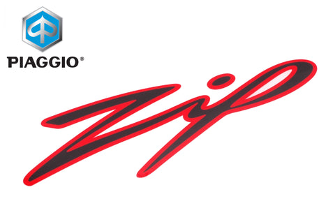 Embleem OEM &quot;Zip&quot; Rood Rechts | Piaggio Zip (&#039;18-)