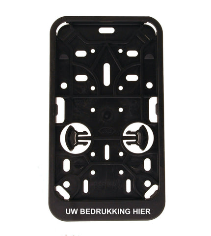 Kentekenplaathouder bedrukt met Reclame 10x17cm