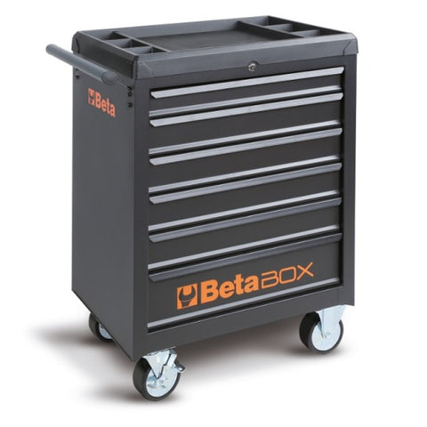 Gereedschapswagen 6 Laden Beta C04BOX incl. 268-delig Worker assortiment