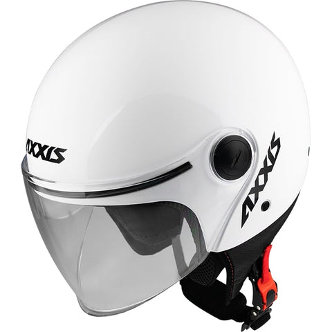 Helm Axxis Square Solid Glans Wit XS