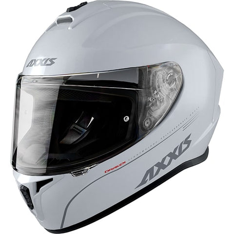 Helm Axxis Draken Solid Glans Wit S
