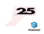 Embleem OEM &quot;25&quot; | Piaggio / Vespa
